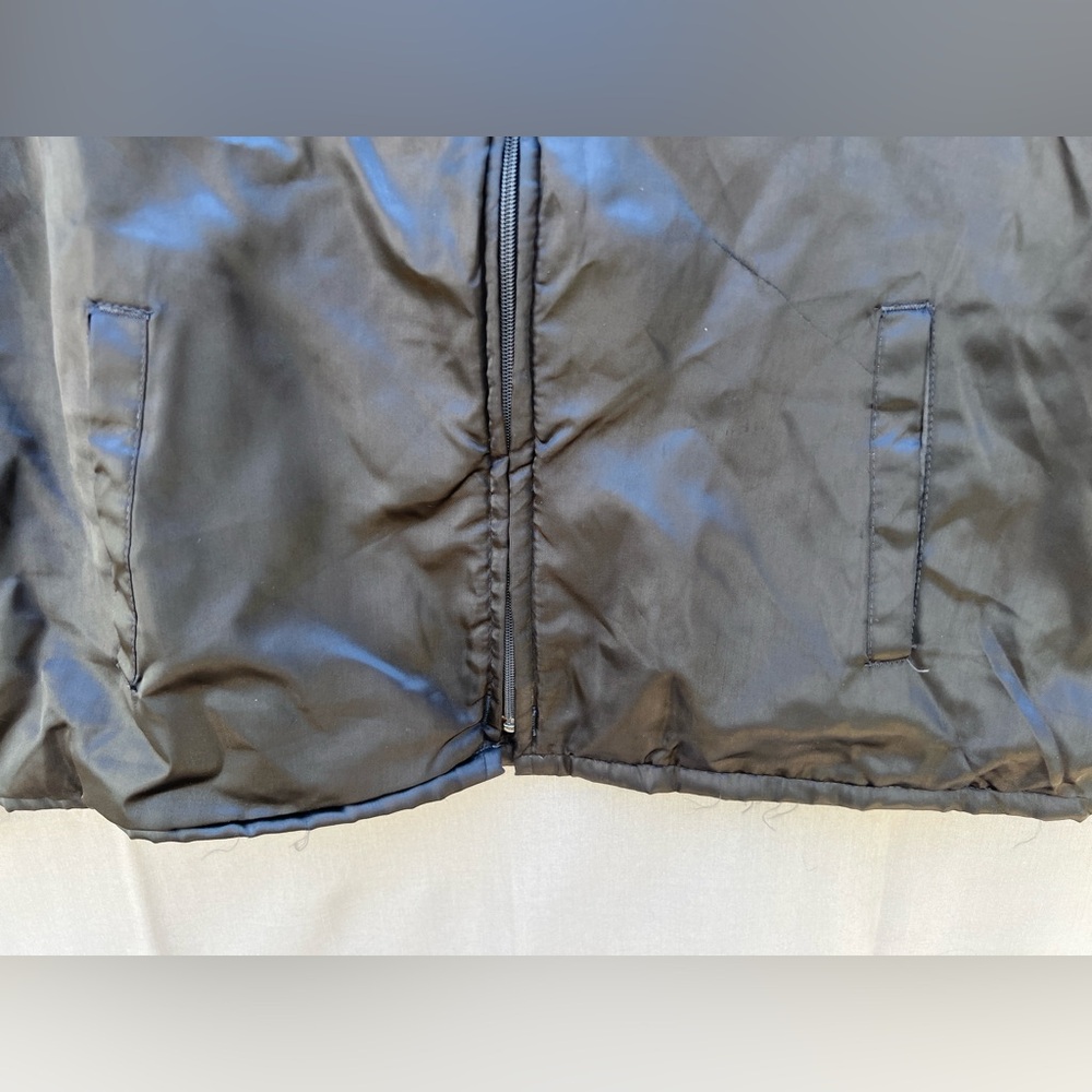 Black Racing-Style Bomber Jacket - Picture 6 of 13